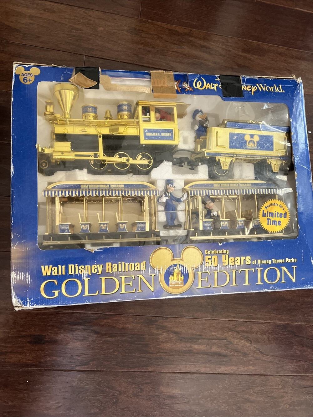 Walt Disney World Disneyland Railroad Golden Edition 50th Anniversary NEW READ